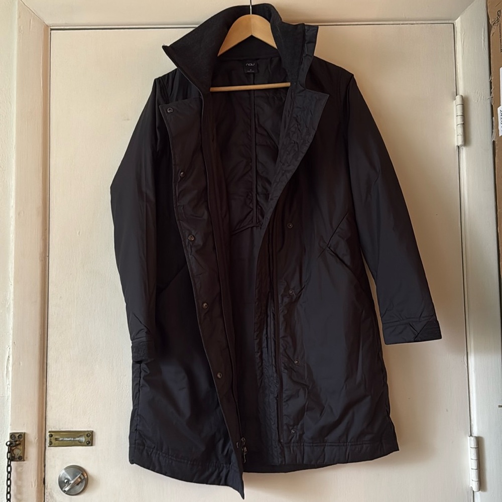 Nau Black Trench Coat